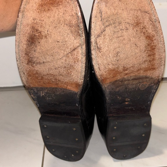 AGUILA Cowboy Boots Black Leather MEXICO US 11 - Picture 11 of 11